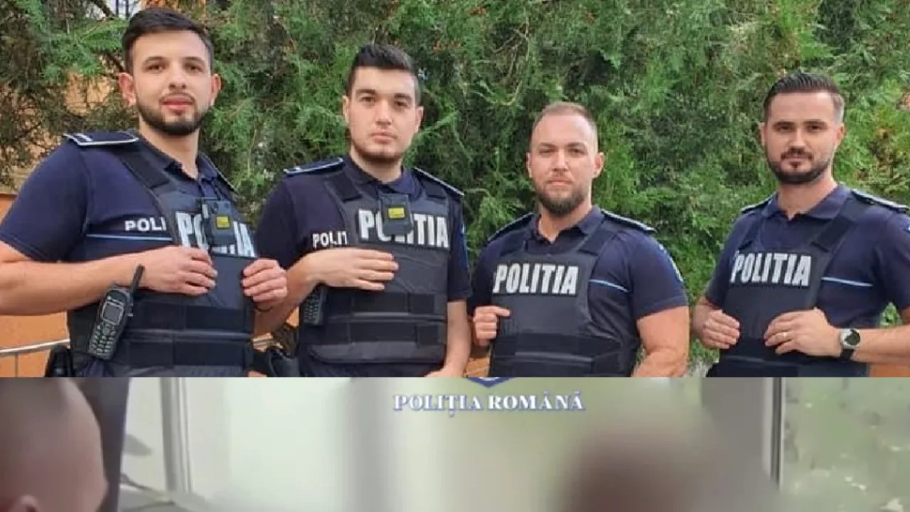 VIDEO Bărbat imobilizat, salvat dramatic de poliţişti din apartamentul cuprins de flăcări