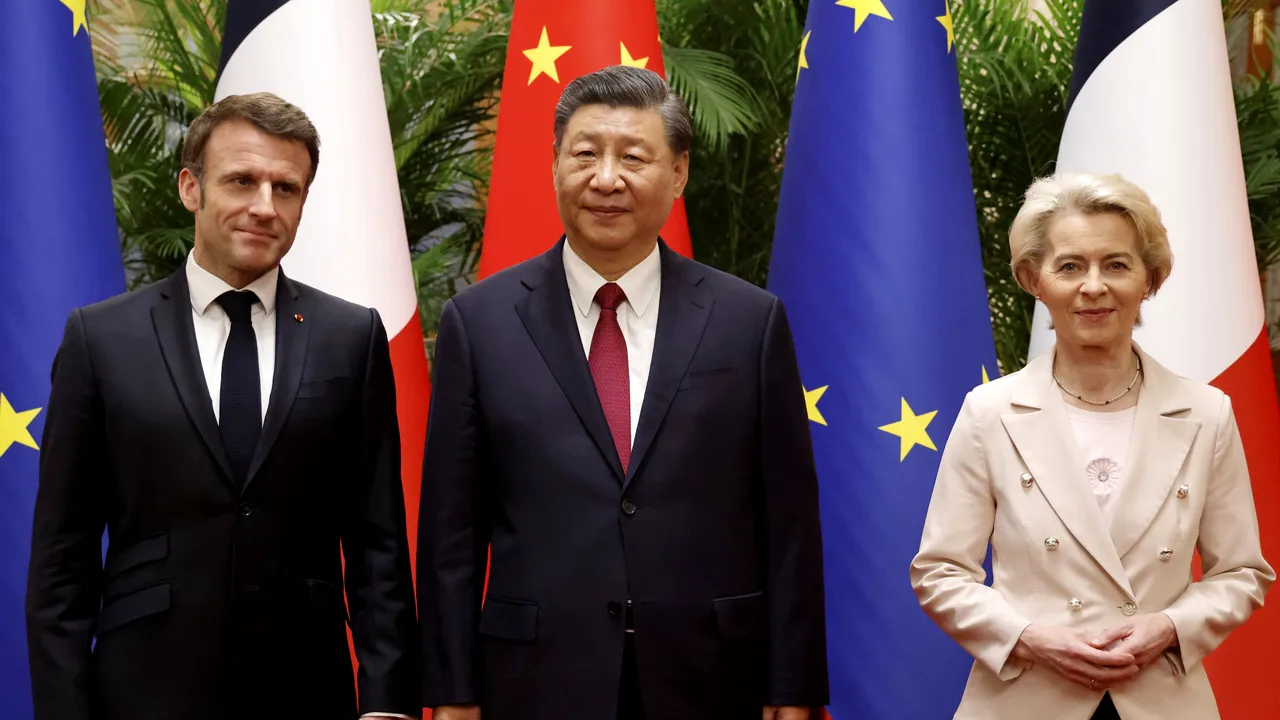 Xi Jinping a pledat pentru un armistiţiu în Ucraina, la întâlnirea cu Macron şi Ursula von der Leyen