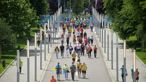 EURO 2020. Mobilizare de forţe la Arena Naţională, înainte de meciul Ucraina-Macedonia de Nord. Evenimentul e supravegheat şi din aer