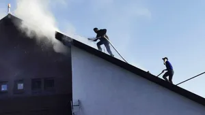 Incendiu la cabana Dochia de pe masivul Ceahlău