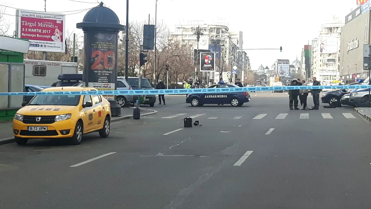 VIDEO Colet SUSPECT în apropierea Ambasadei Israelului din Bucureşti/ Bagajul nu avea conţinut periculos