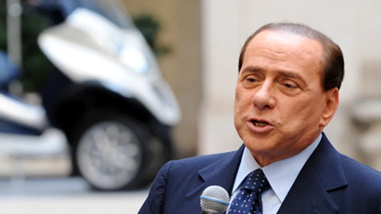 Cota de încredere a lui Berlusconi scade sub pragul de 50% - sondaj