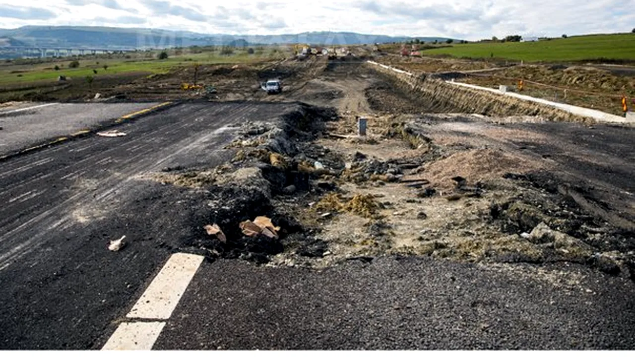 Ministerul Transporturilor cere constructorului să remedieze urgent deficienţele la Sibiu-Orăştie