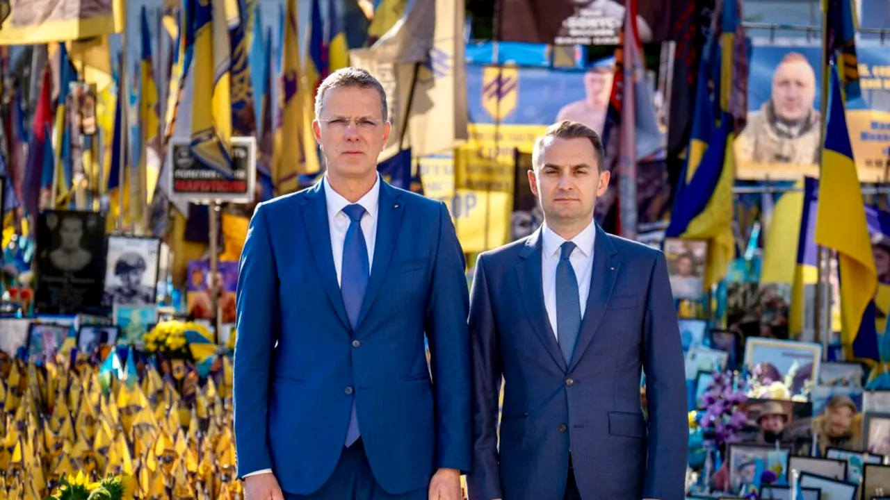 Membri ai Guvernului României, alături de poporul ucrainean de Ziua Independenței Ucrainei