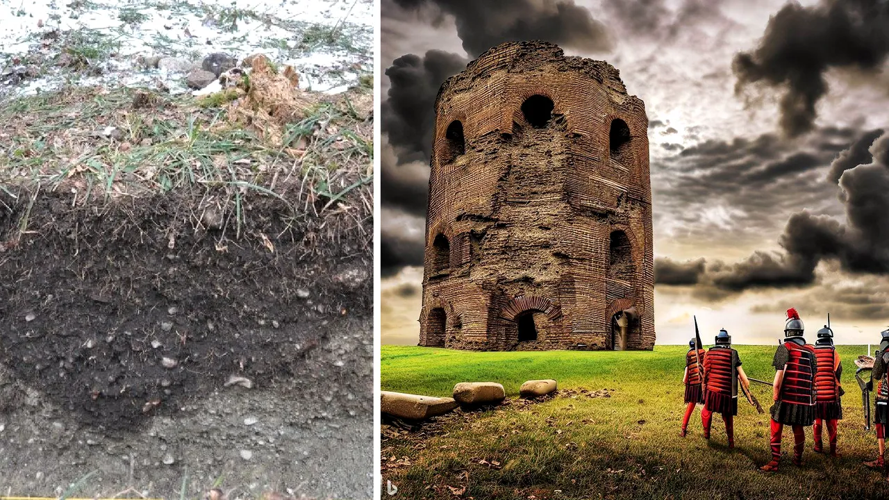Ruinele unui turn de veghe roman din timpul domniei lui Constantin cel Mare, descoperite în Elveţia