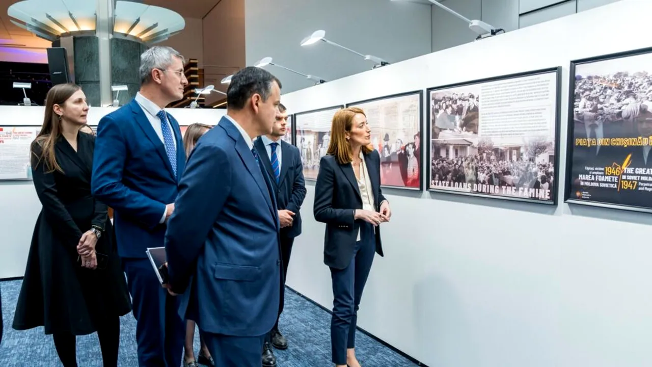 Europarlamentarul Eugen Tomac a inaugurat la Parlamentul European o expoziție despre foametea din 1946–1947 din Moldova sovietică