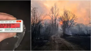 „Veşti proaste”: Nivelul radiaţiilor a crescut din cauza incendiului din pădurile radioactive de lângă Cernobîl