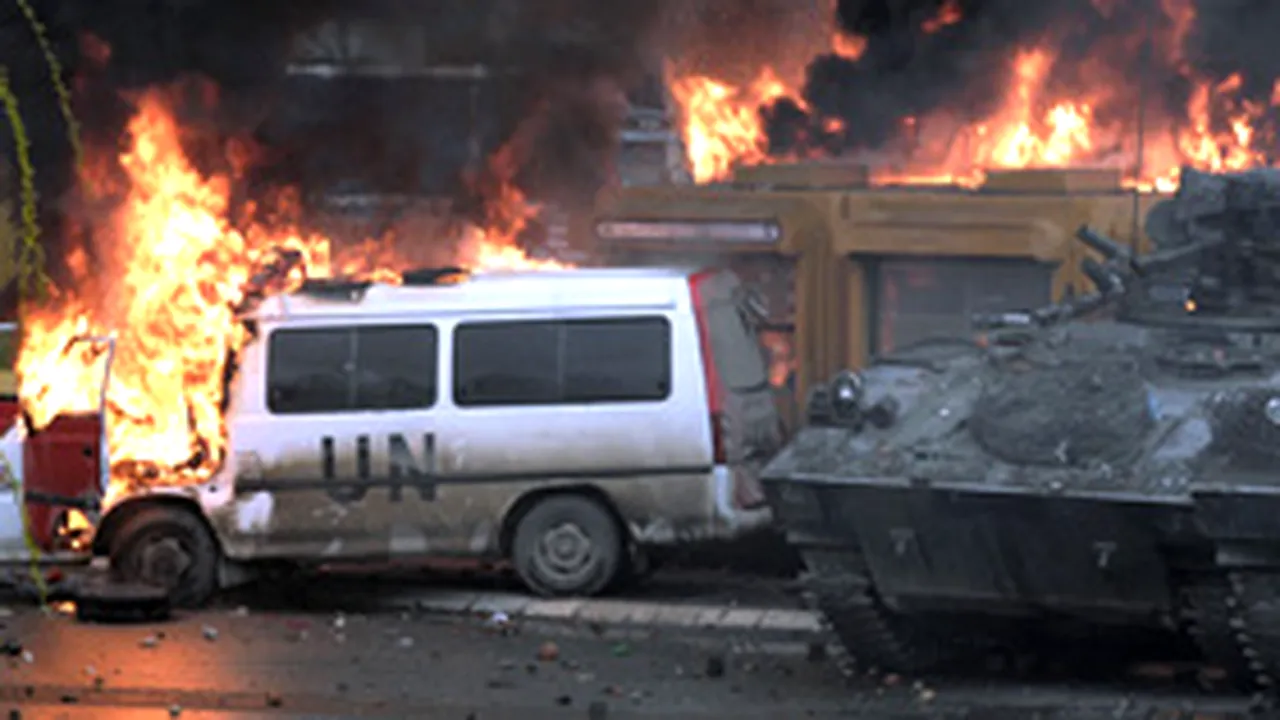 Un poliţist ucrainean a murit din cauza rănilor suferite în violenţele din Kosovo