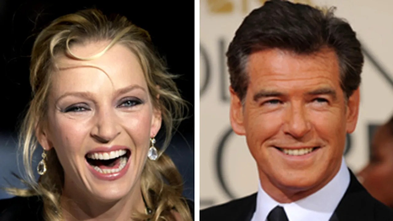 Pierce Brosnan a salvat-o pe Uma Thurman dintr-un accident de maşină