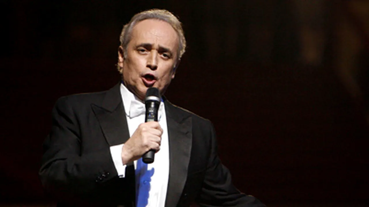 Jose Carreras revine la Bucureşti pentru un concert de caritate (Video)