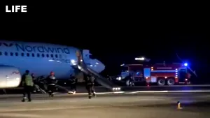 Incident aviatic: Opt răniţi în cursul evacuării unui avion de pasageri pe aeroportul din Moscova | VIDEO