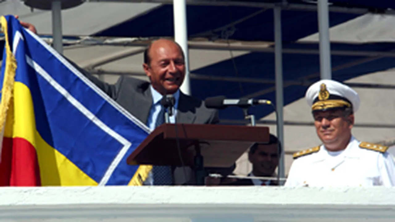 Preşedintele Traian Băsescu participă la manifestările de Ziua Marinei