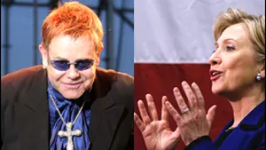 Elton John concertează pentru Hillary Clinton