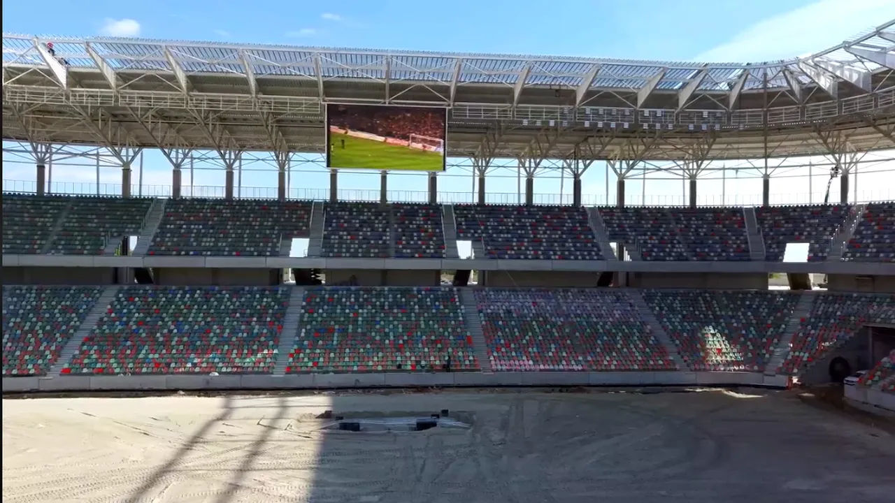 Noua tabelă de marcaj a Stadionului Steaua a fost inaugurată. Primele imagini afişate. VIDEO