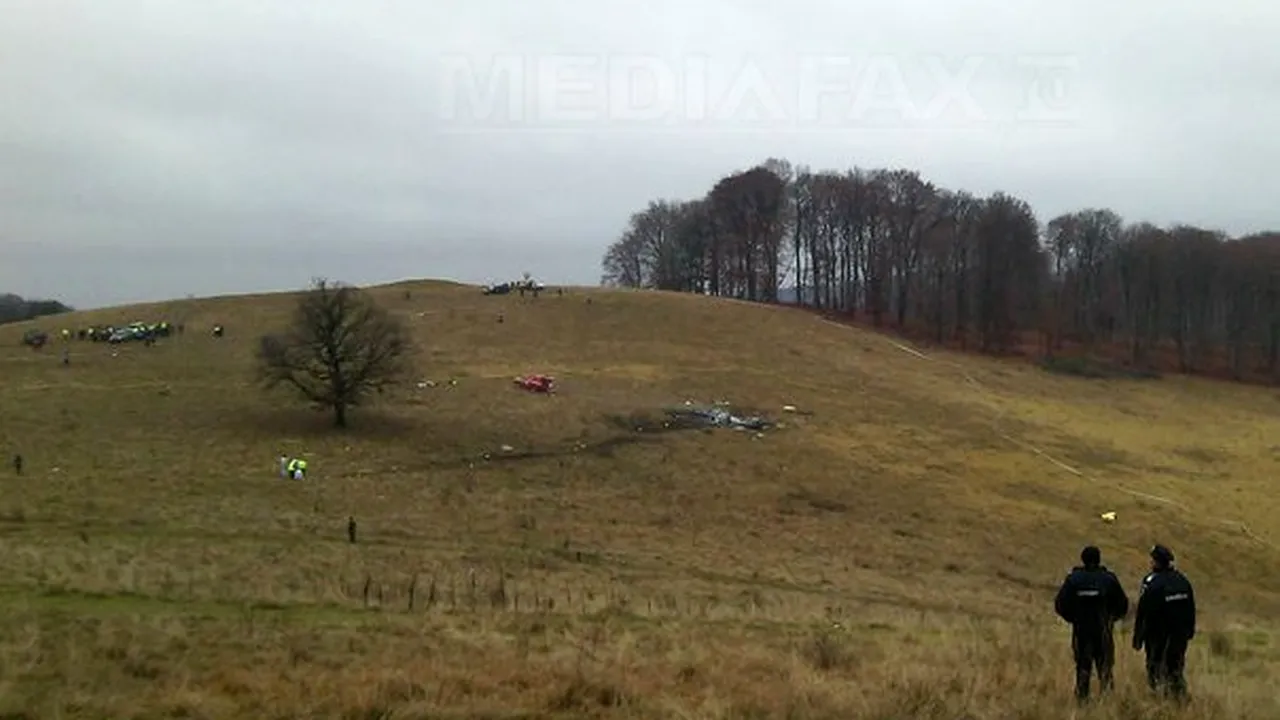 Trupurile militarilor morţi în accidentul aviatic, aduse la Laboratorul de Medicină Legală Sibiu