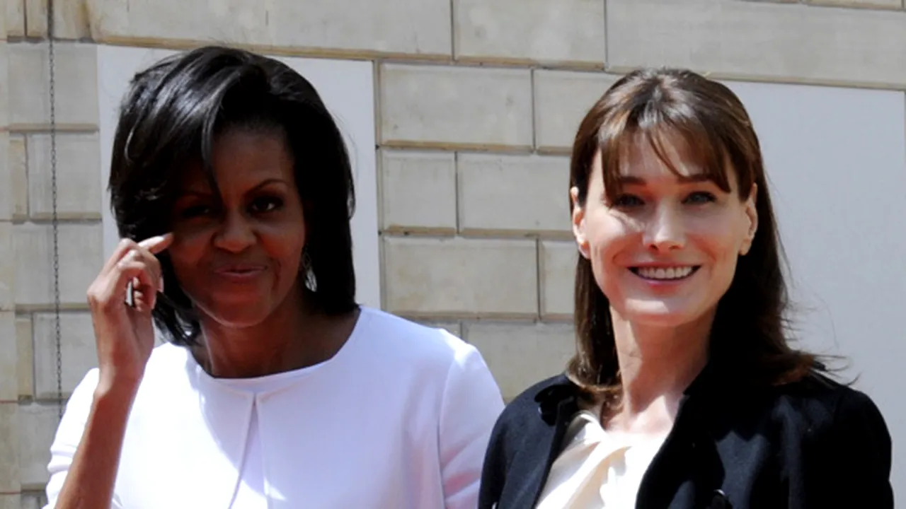 Carla Bruni a vorbit despre sex cu Michelle Obama