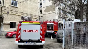 Incendiu în curtea Spitalului din Dej. Nu a fost nevoie de evacuarea pacienţilor