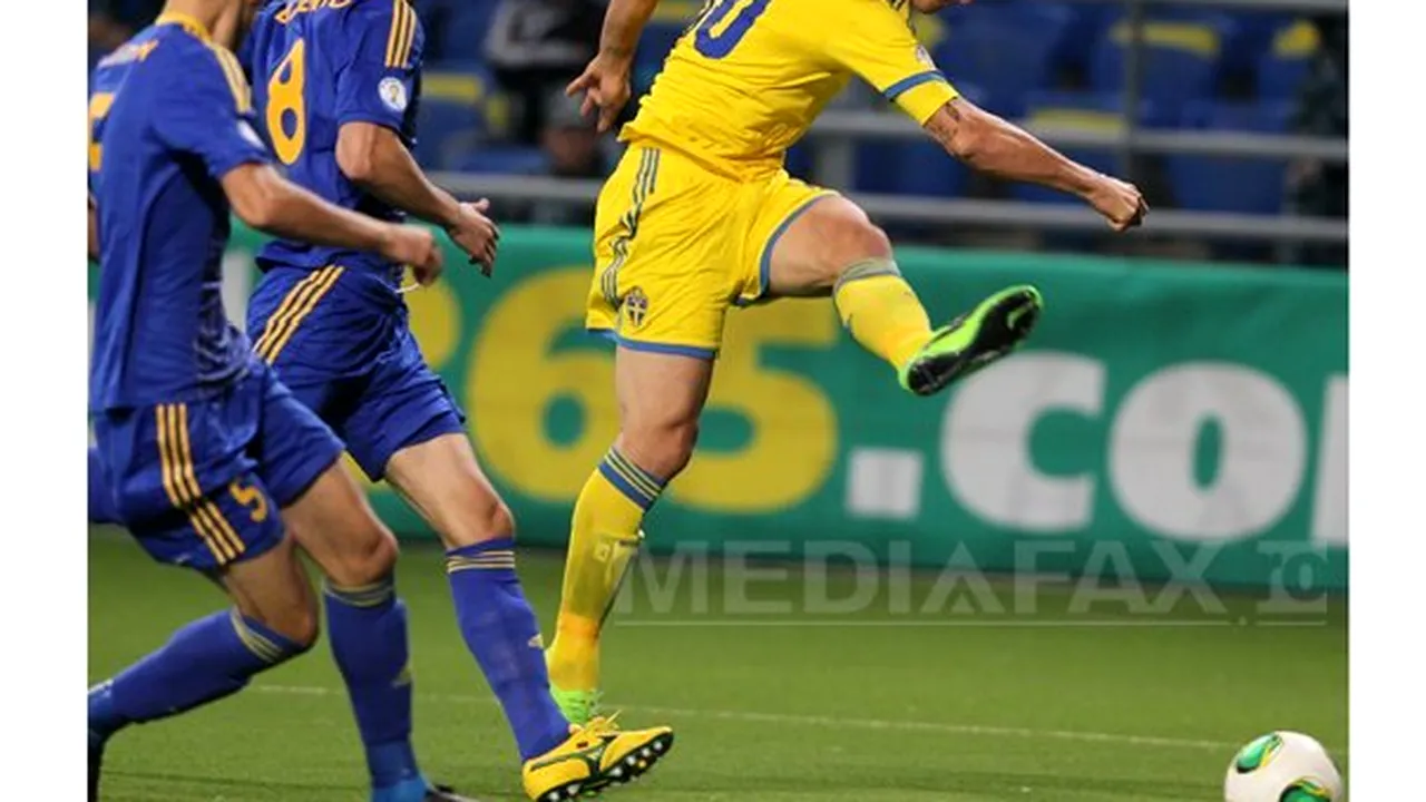 Cel mai rapid gol din istoria Suediei: Ibrahimovici a înscris în secunda 27 a partidei - VIDEO