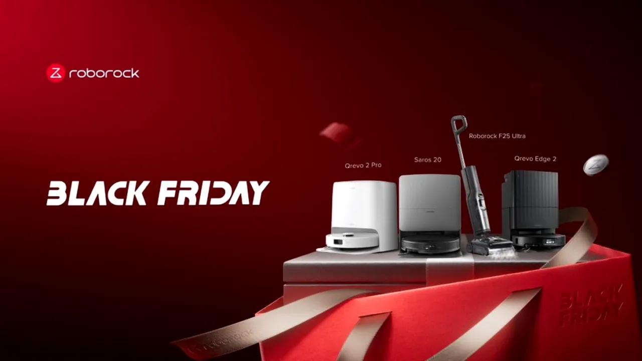 Roborock aduce trei valuri de reduceri de Black Friday la Altex