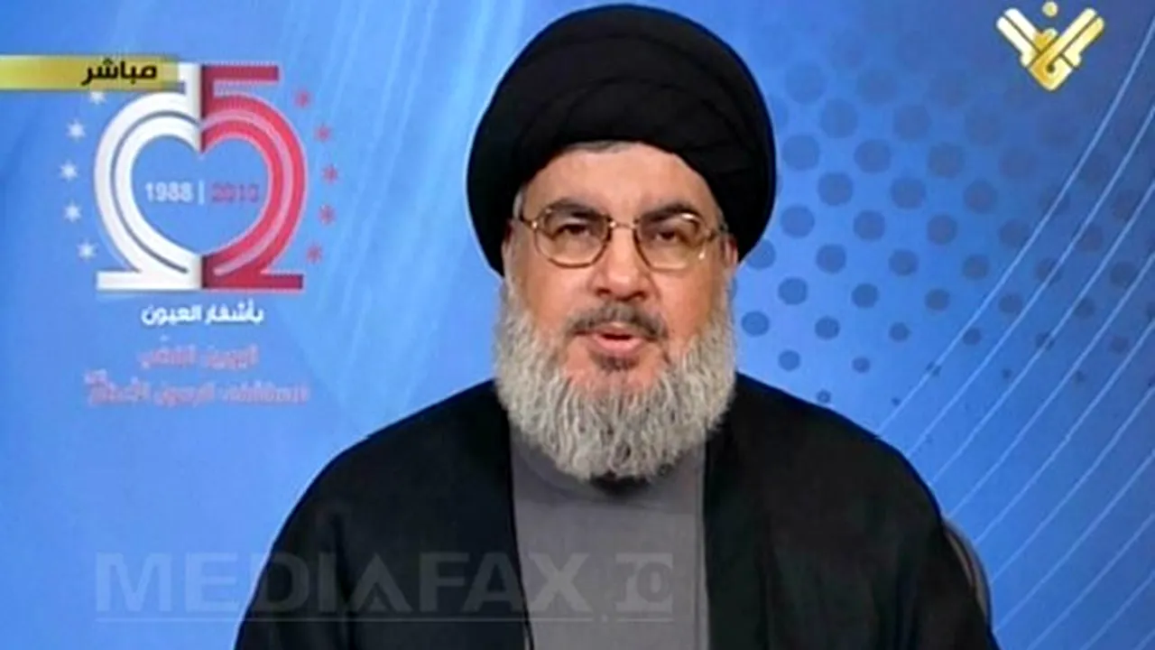 Hassan Nasrallah: Arabia Saudită blochează eforturile de găsire a unei soluţii diplomatice în Siria