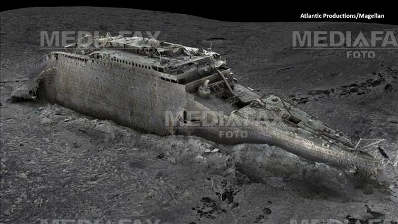Cel mai mare proiect de scanare subacvatică din istorie oferă o imagine inedită a Titanicului
