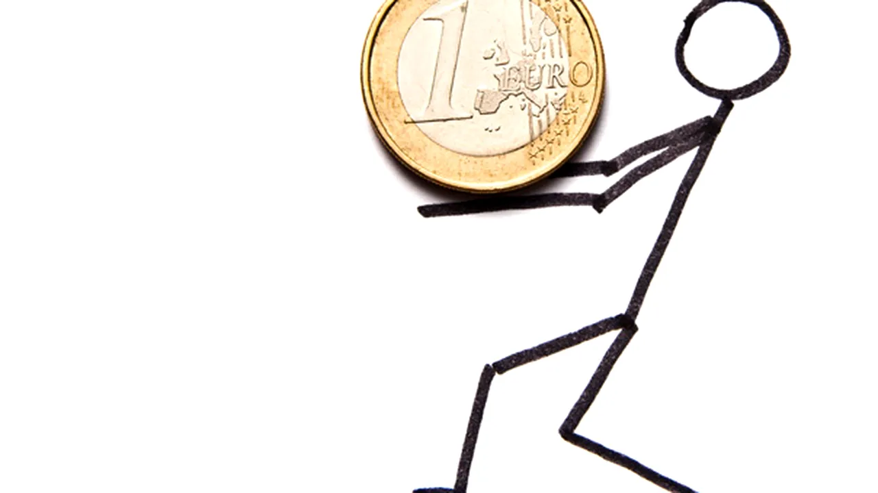 Leul a rămas pe depreciere uşoară, cursul BNR a urcat la 4,4665 lei/euro