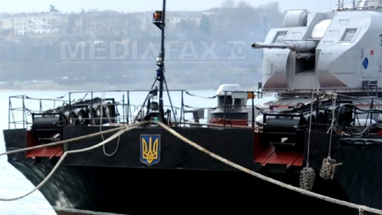 Rusia şi Ucraina au stabilit un plan de returnare a navelor ucrainene din Crimeea