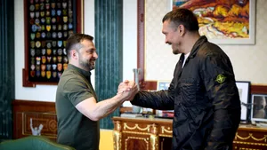 Zelenski își dorește să facă Ucraina cunoscută peste hotare. Întâlnire cu boxerul Oleksandr Usyk