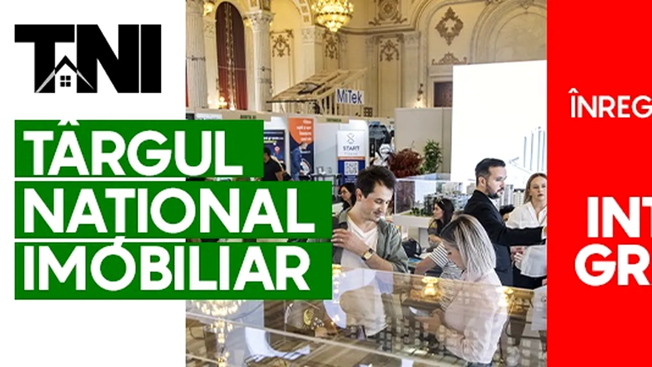 Ediţie Aniversară 20 de ani: Târgul Naţional Imobiliar (TNI) 20-22 Septembrie 2024