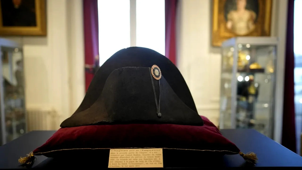 Pălăria bicorn a lui Napoleon Bonaparte, piesă de colecţie la o licitaţie din Paris, a fost vândută pentru o sumă record