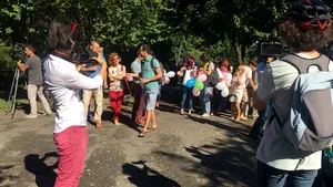 FOTO, VIDEO | Protest în faţa Primăriei Capitalei. Oamenii, nemulţumiţi de activitatea instituţiei: 