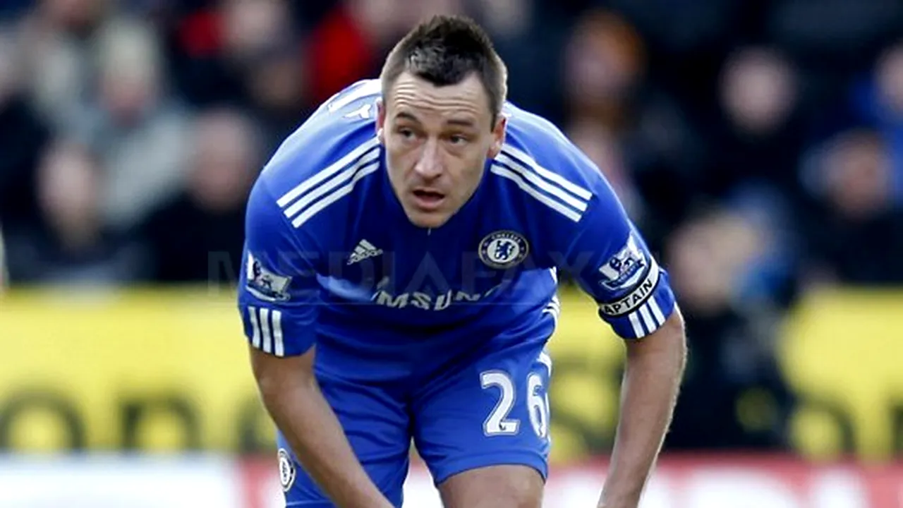 John Terry a decis să nu facă apel după suspendarea şi amendarea sa pentru insulte rasiste