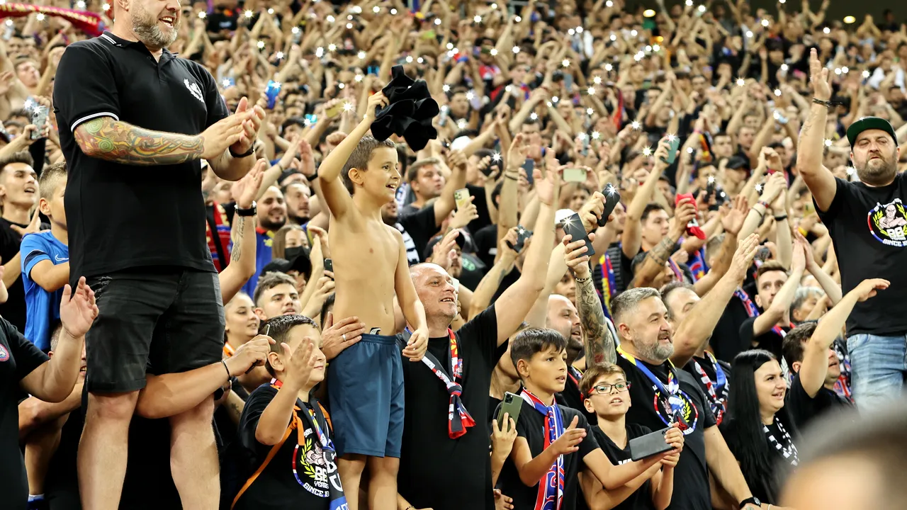 FCSB şi-a aflat pedeapsa pentru play-off-ul Conference League. UEFA a sancţionat-o dur după comportamentul rasist al suporterilor