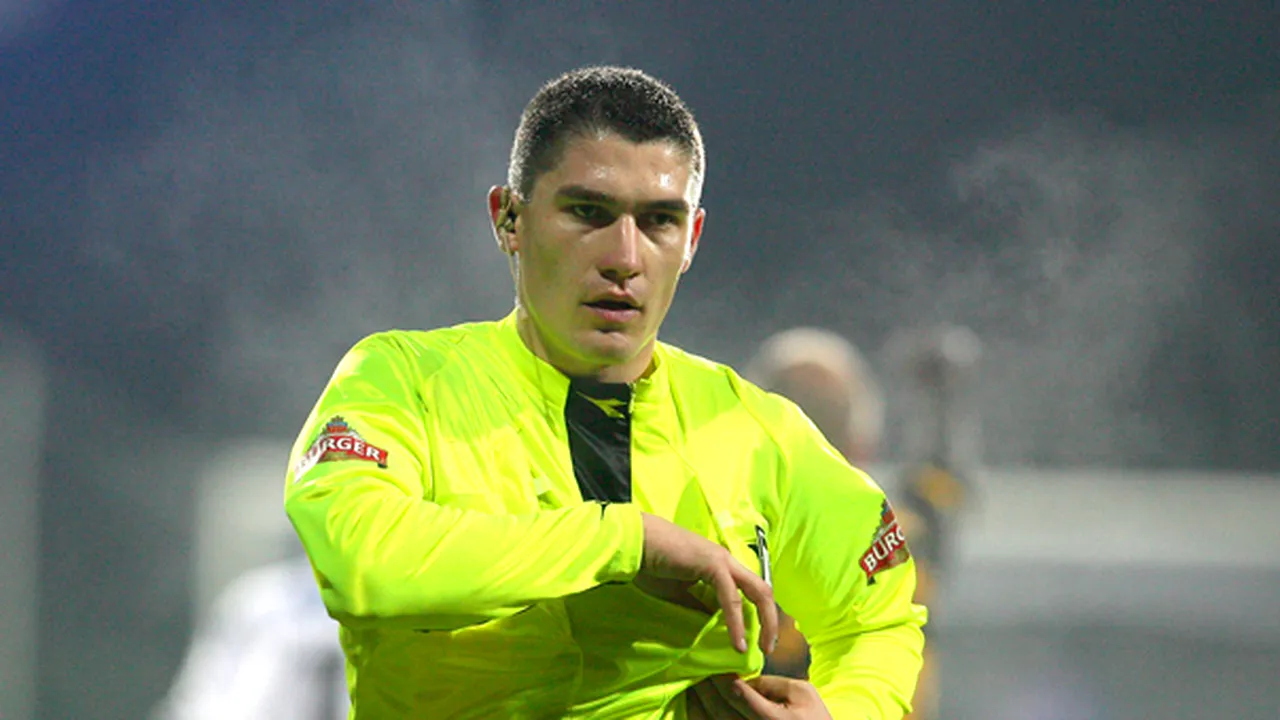 Istvan Kovacs va arbitra meciul FC Vaslui - Steaua, din etapa a XXXII-a a Ligii I
