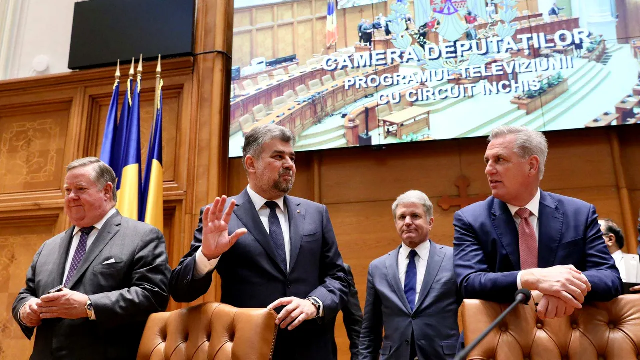 Ciolacu, întâlnire cu liderul minorităţii republicane din Camera Reprezentanţilor din SUA