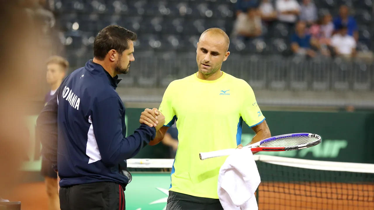 COPIL - FEDERER/ Marius Copil a pierdut finala de la Basel, în faţa lui Roger Federer, după un meci cu scor strâns/ Românul a acuzat probleme la piciorul stâng