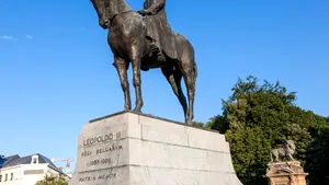Statuia regelui Leopold II ce a condus un 