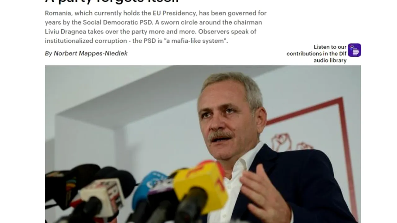 DISPUTĂ pe Facebook între un fost consilier prezidenţial şi un ministru/ Motivul: Documentarul despre PSD al postului naţional de radio din Germania