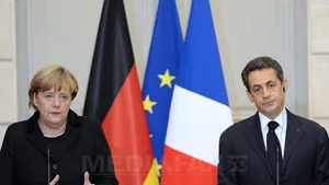 Angela Merkel va participa la mitingurile electorale ale lui Nicolas Sarkozy