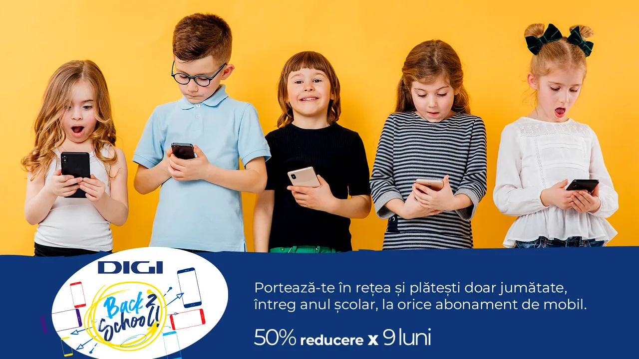 Tradiţia promoţiilor de toamnă continuă cu „Back 2 School”, campania care aduce 50% reducere