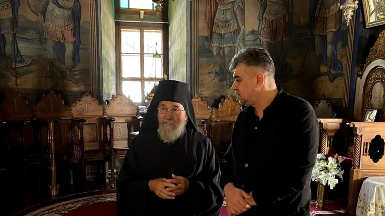 Preşedintele PSD Marcel Ciolacu, urări de Ziua Forţelor Terestre, de la Sfântul Munte Athos