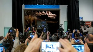 A fost expus scheletul celui mai mare DINOZAUR care a existat vreodată - FOTO, VIDEO