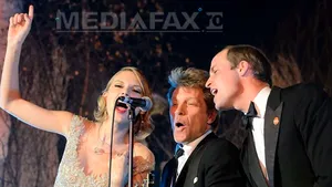 Prinţul William a cântat alături de Taylor Swift şi Jon Bon Jovi la o gală de caritate - VIDEO