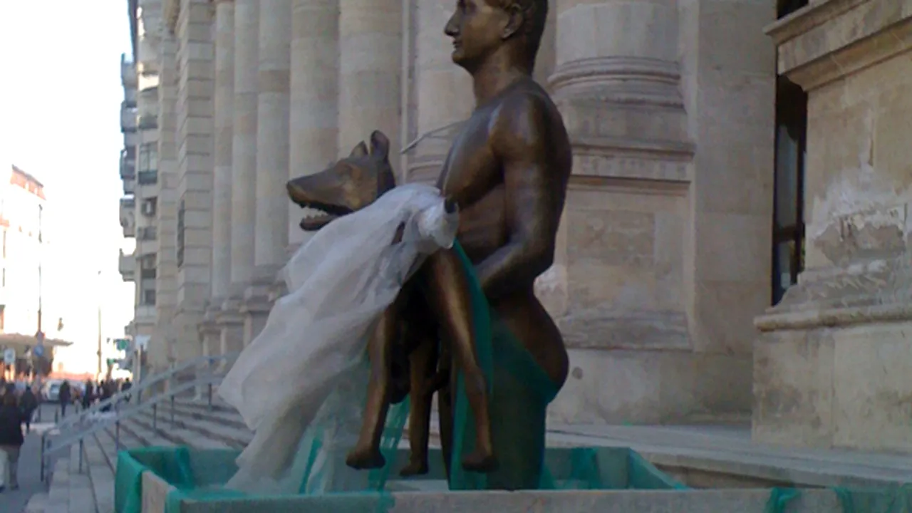 Dispută între Primăria Capitalei şi Muzeul Naţional de Istorie privind amplasarea statuii lui Traian - FOTO