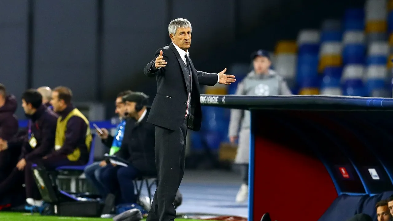Şedinţă de urgenţă la casa lui Quique Setien, antrenorul Barcei riscă să fie dat afară 