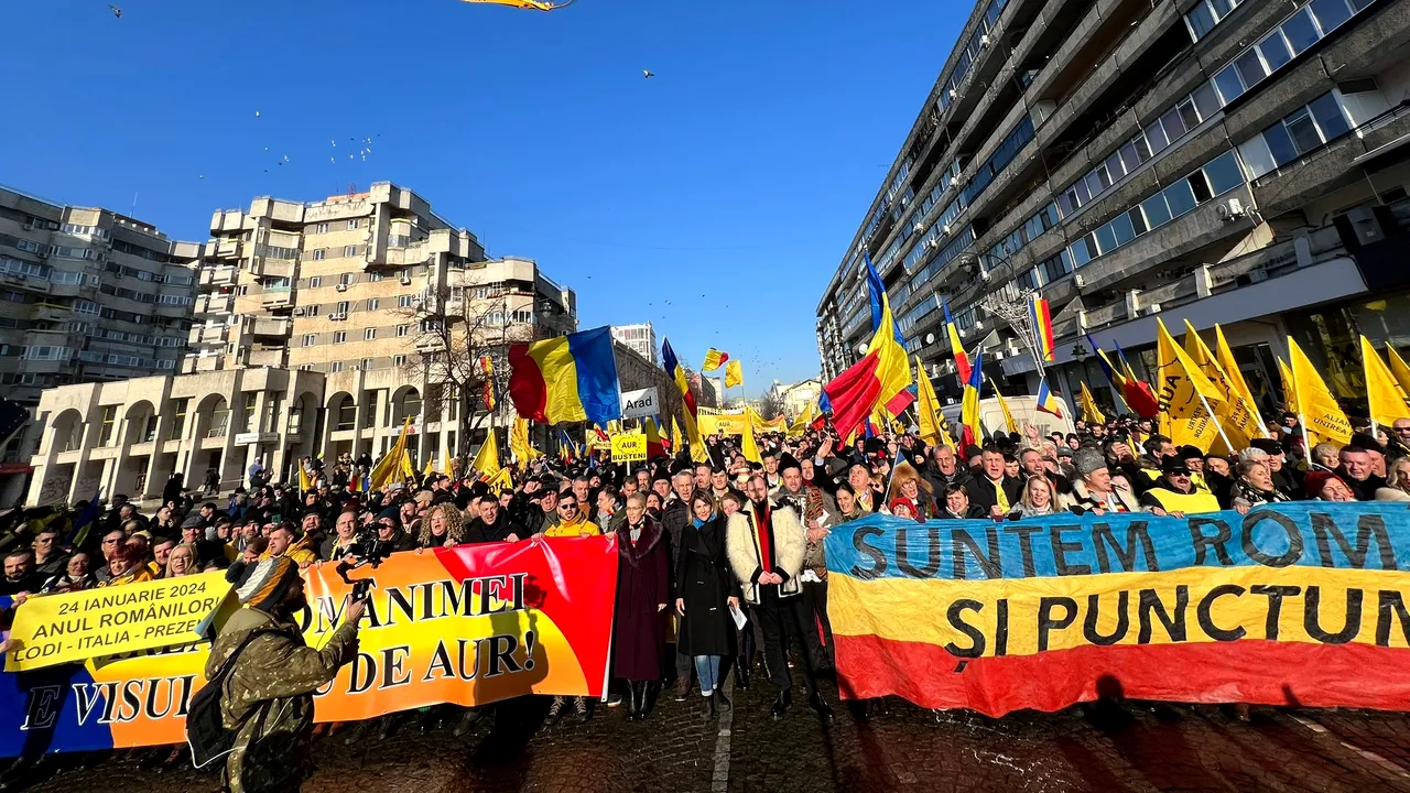 Marş organizat de AUR la Iaşi