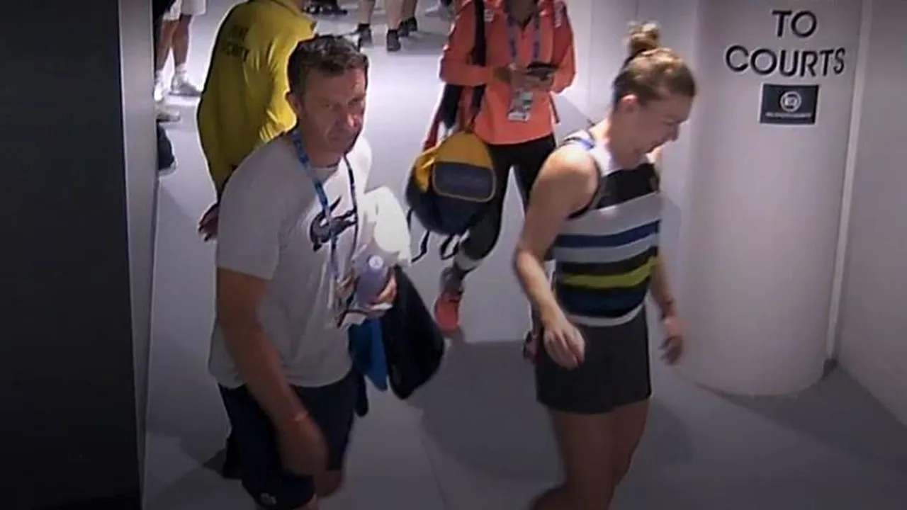 Simona Halep s-a DESPĂRŢIT de antrenorul Thierry Van Cleemput: 