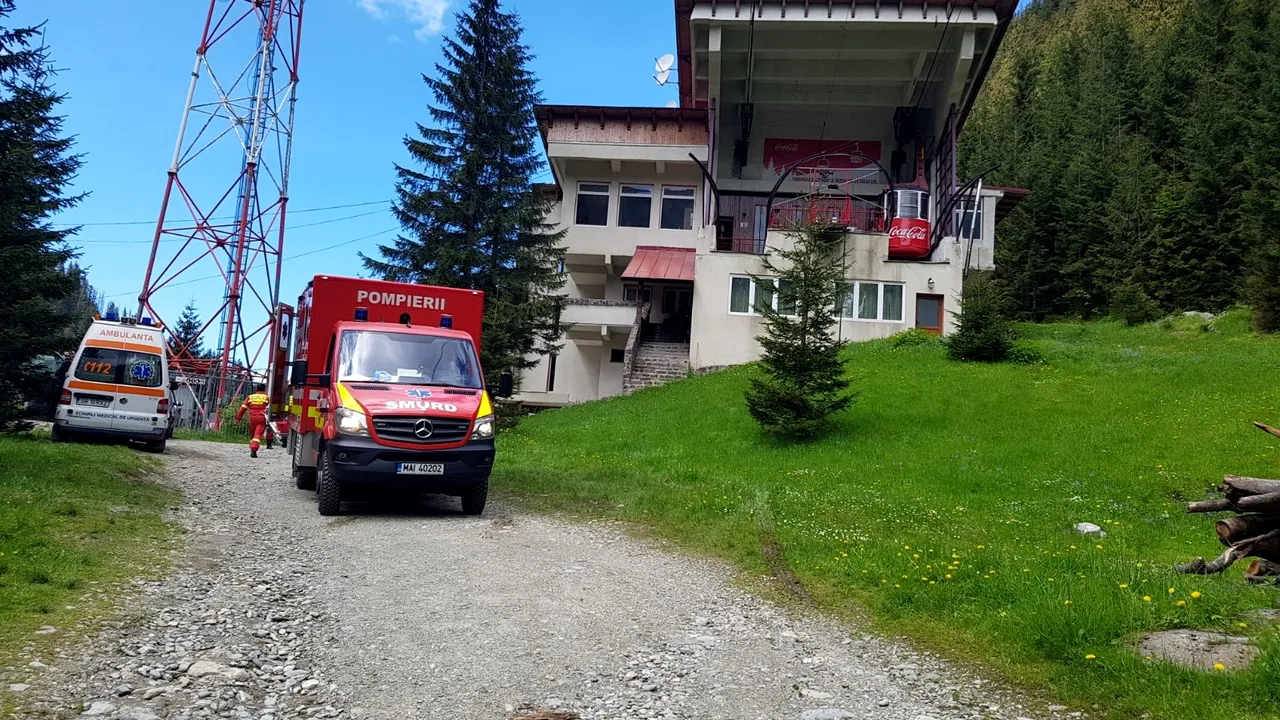VIDEO | Prefect Sibiu: Incidentul de la Bâlea, în care două telecabine au fost implicate, eroare umană sau defecţiune tehnică/6 persoane, rănite/Elicopterul SMURD, solicitat; 2 turişti internaţi în spital