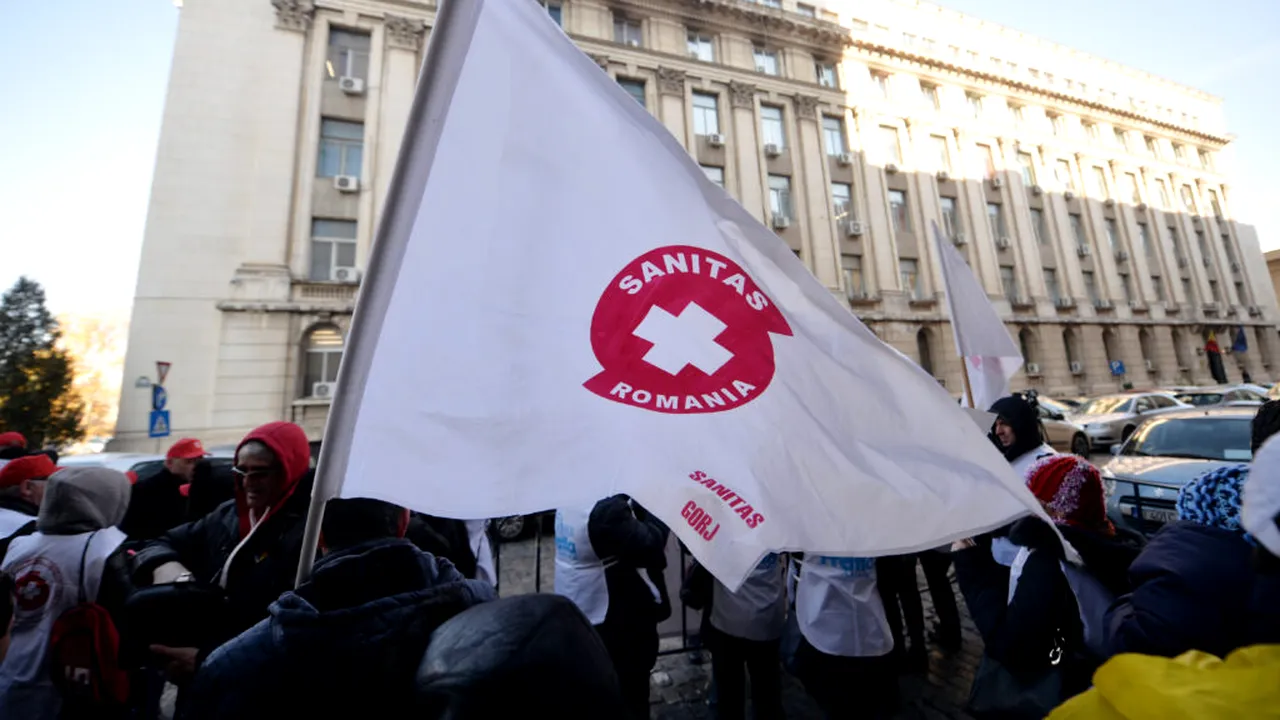 Sanitas amenință cu greva dacă Guvernul își menține decizia de a reduce fondul de salarii cu 10%