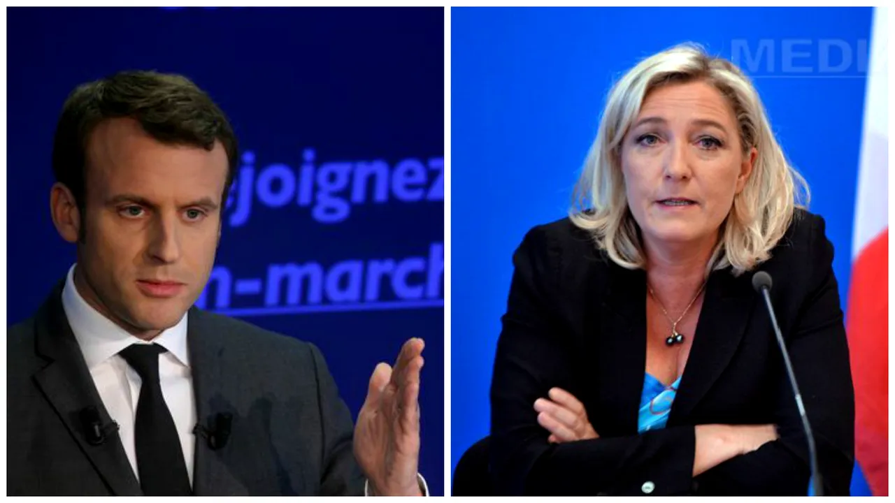 Emmanuel Macron şi Marine Le Pen şi-au aruncat insulte şi acuzaţii în ultima zi de campanie. 
